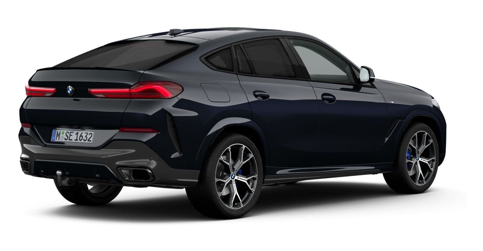 BMW BMW X in Schwarz von hinten BMW BMW X in Schwarz von hinten