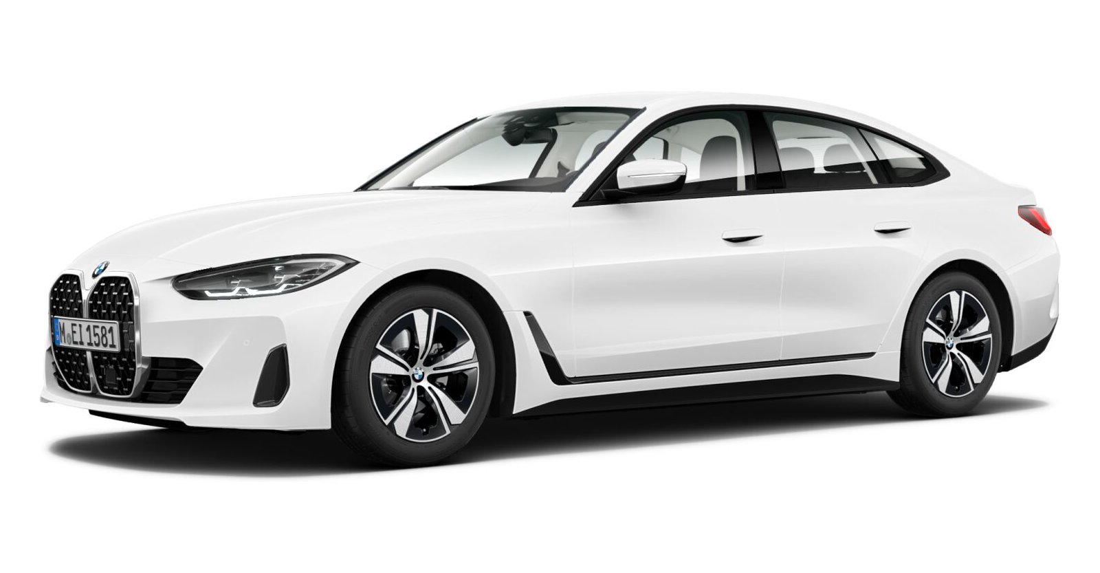 BMW BMW 4er in Weiß von vorne BMW BMW 4er in Weiß von vorne