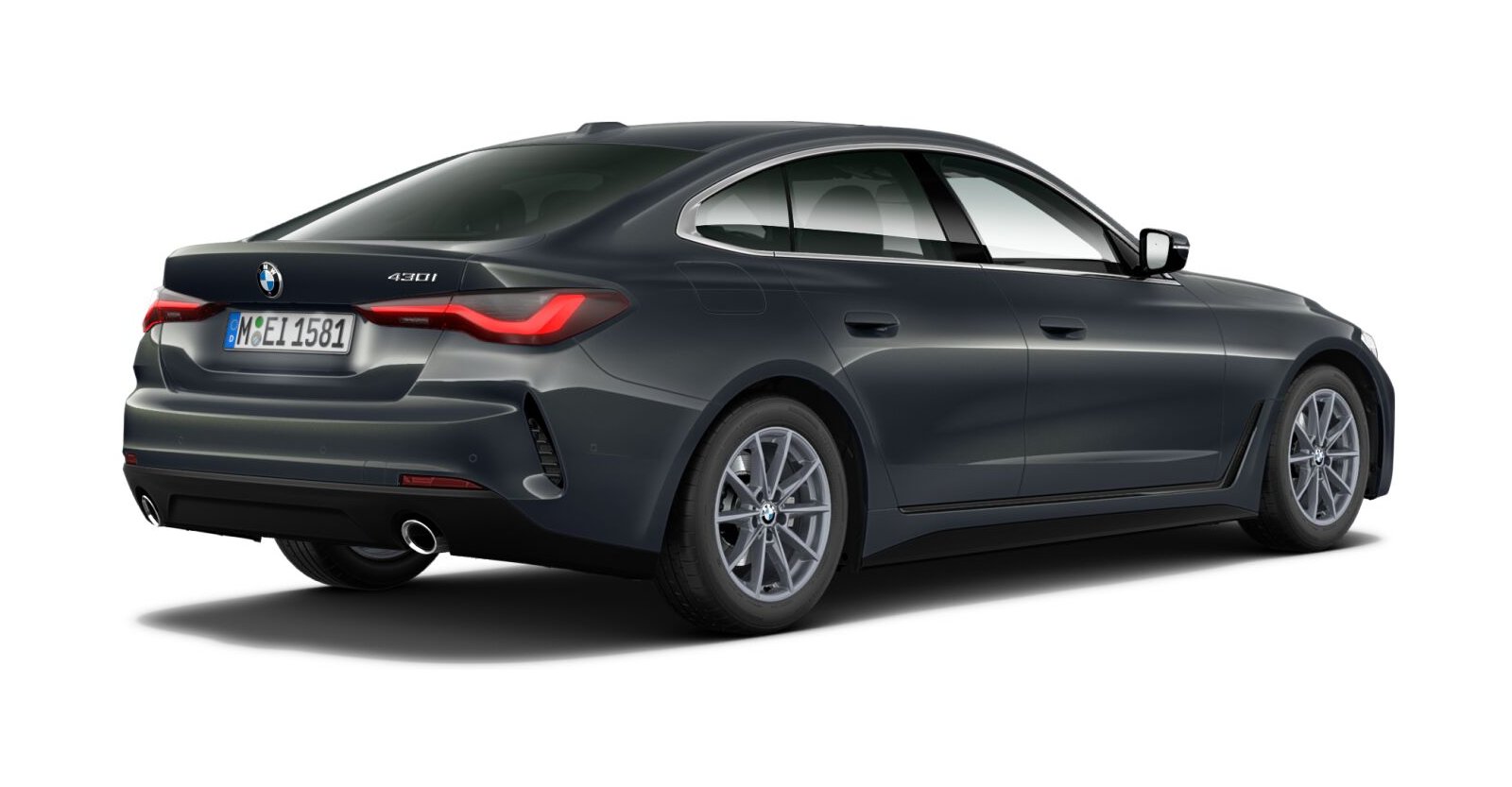 BMW BMW 4er in Grau von hinten BMW BMW 4er in Grau von hinten