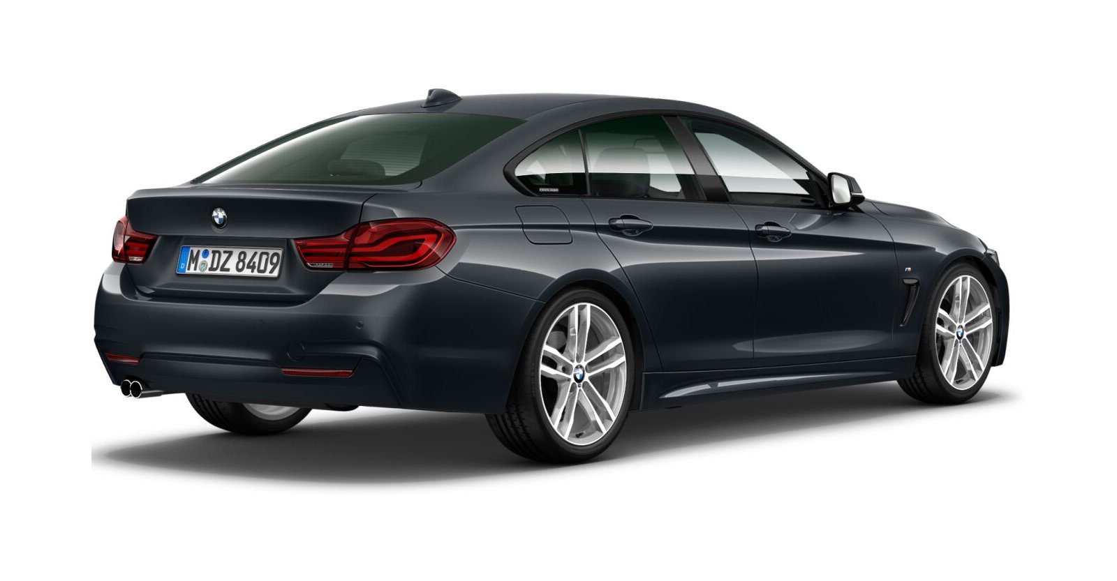 BMW BMW 4er in Grau von hinten