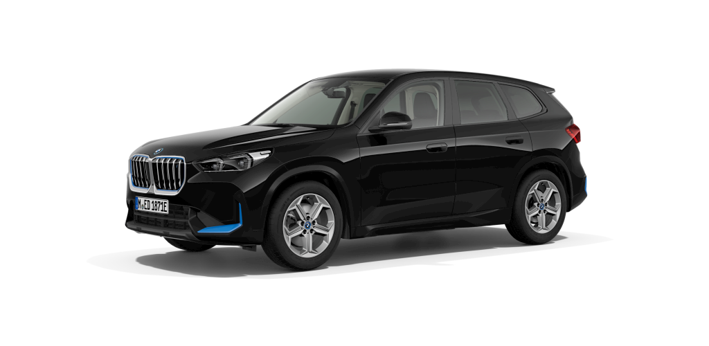 BMW BMW I in Schwarz von vorne BMW BMW I in Schwarz von vorne