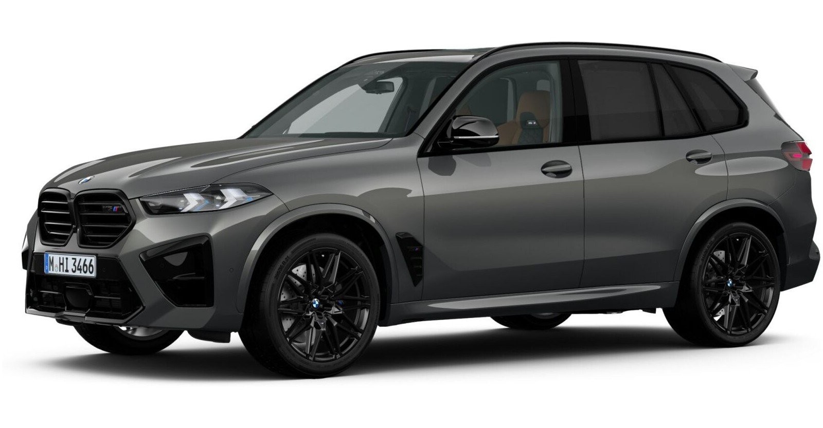 BMW X5 M Competition in Grau von vorne