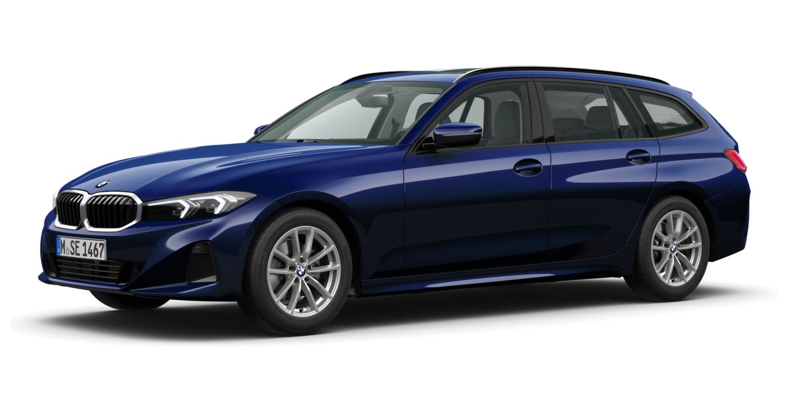 BMW BMW 3er in Blau von vorne