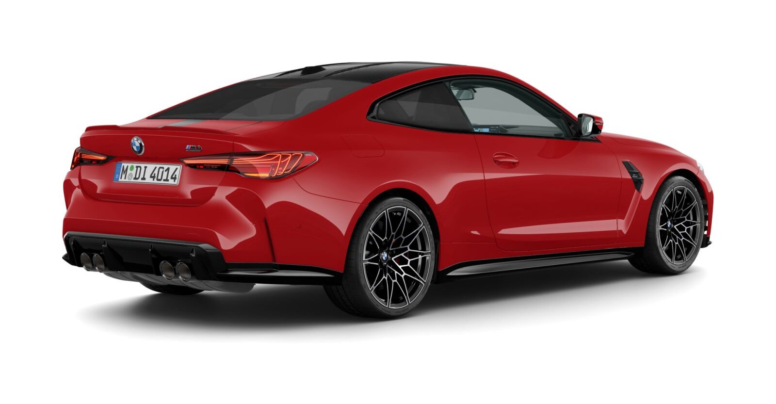 BMW BMW M in Rot von hinten