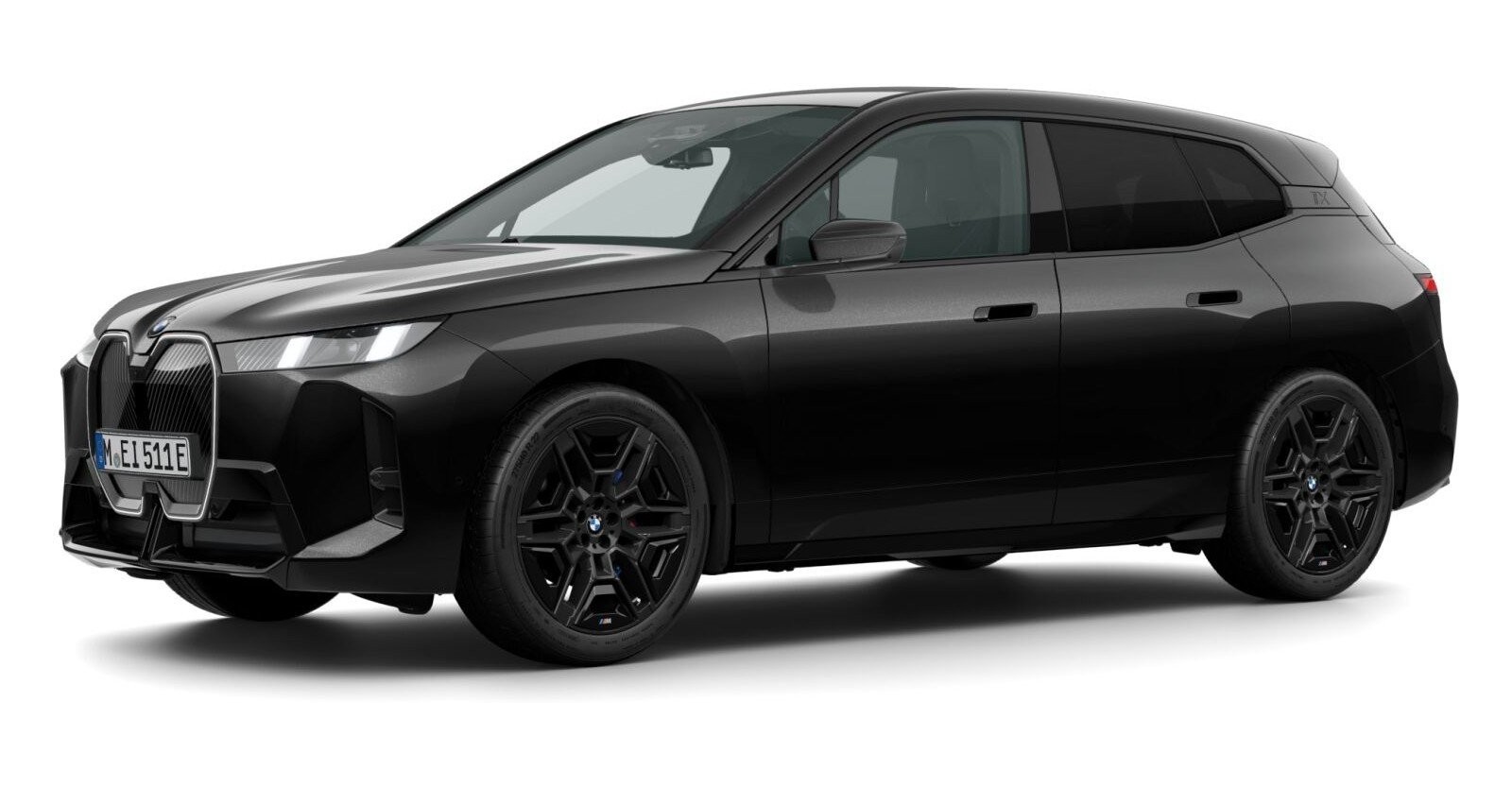 BMW BMW I in Schwarz von vorne