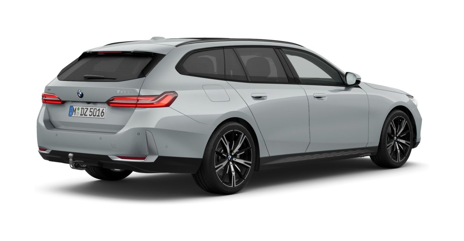 BMW BMW 5er in Grau von hinten