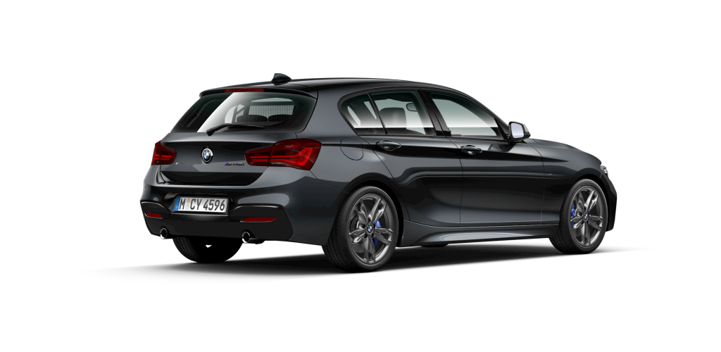 BMW BMW 1er in Grau von hinten BMW BMW 1er in Grau von hinten