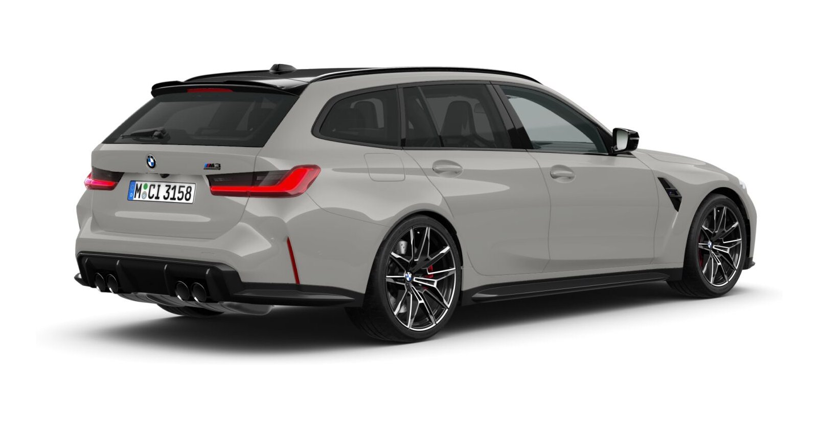 BMW BMW M in Grau von hinten
