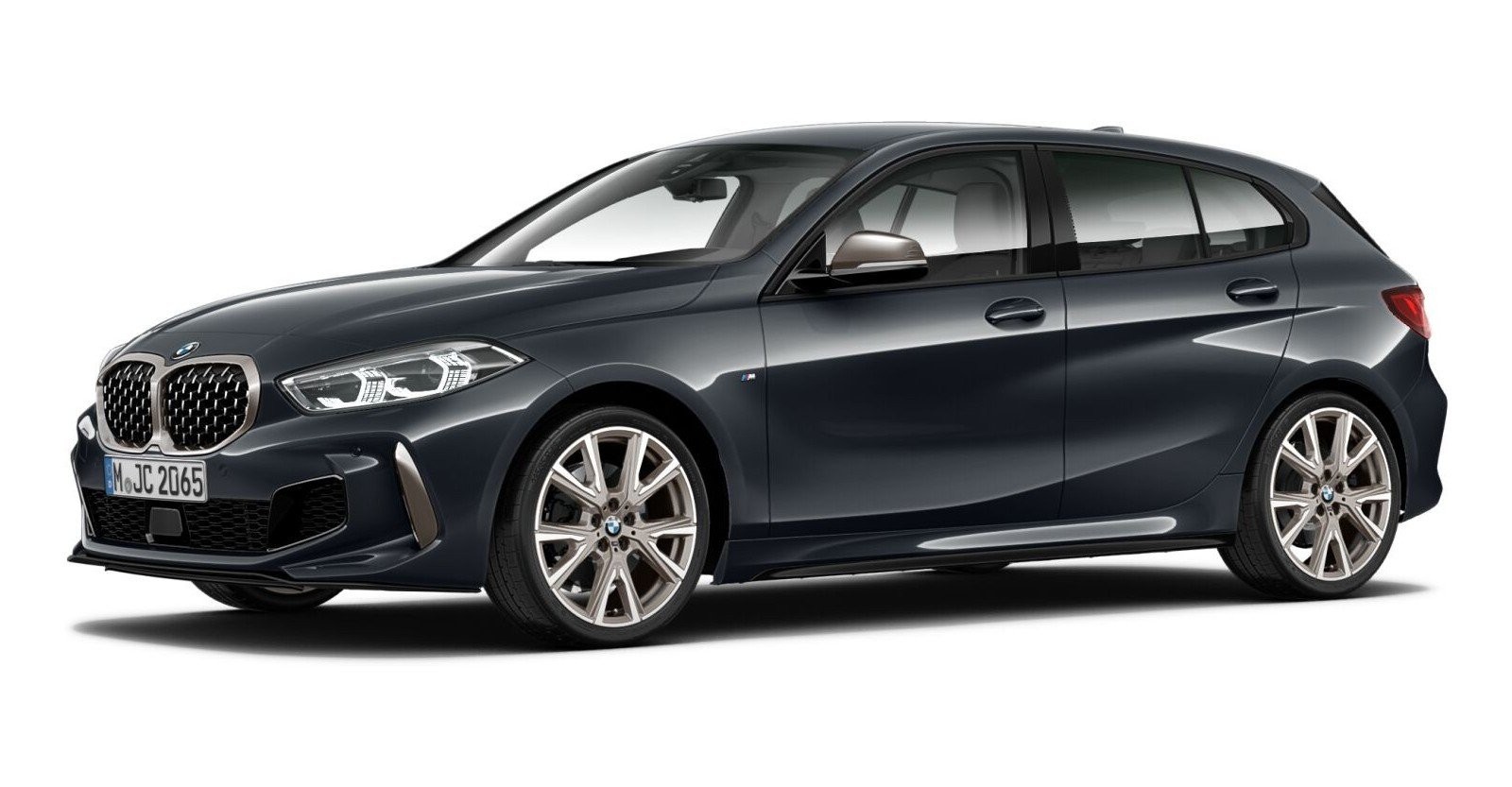 BMW BMW 1er in Grau von vorne
