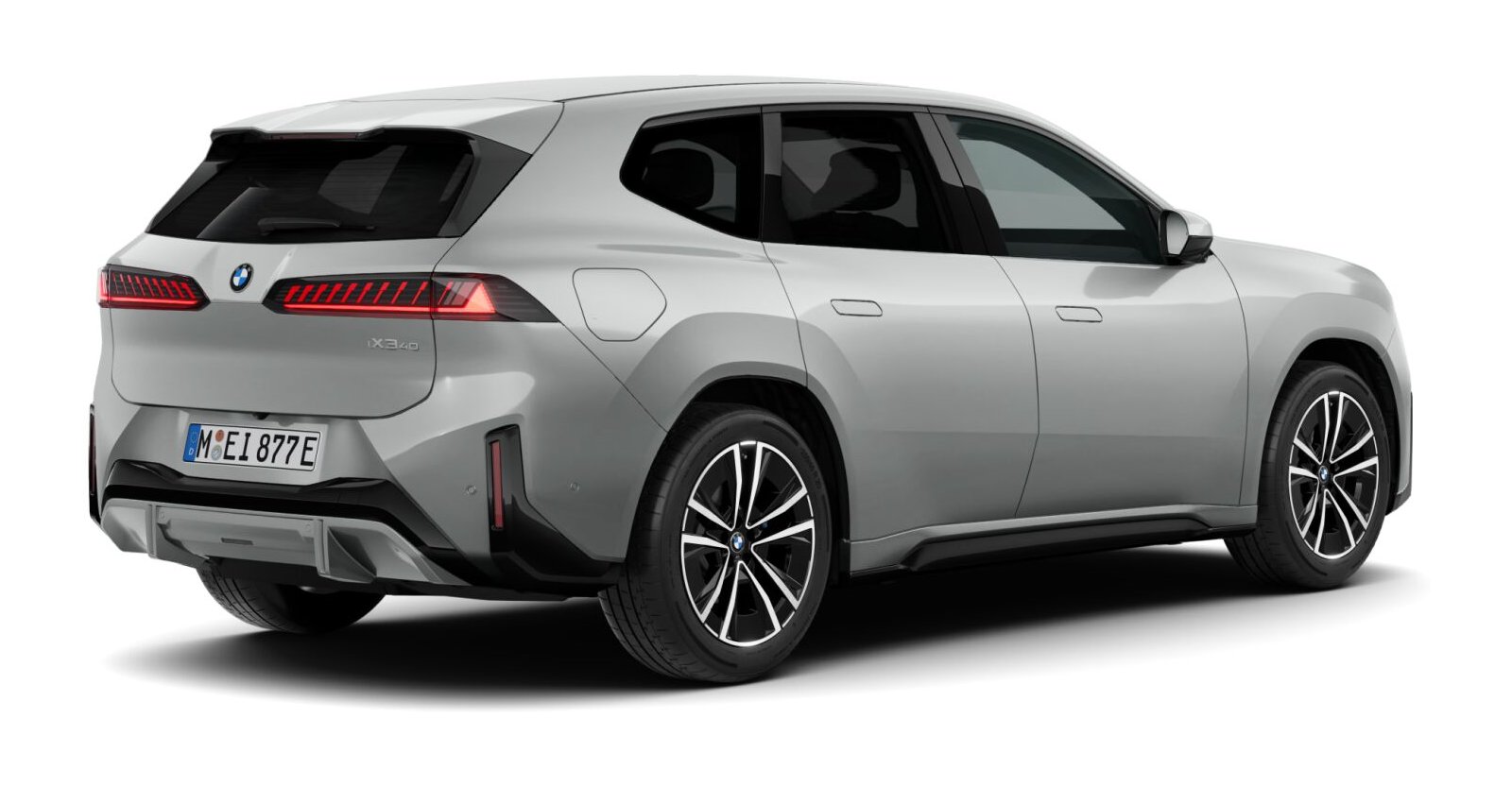 BMW BMW I in Grau von hinten