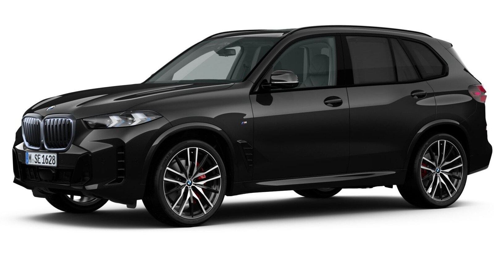 BMW X5 xDrive30d in Schwarz von vorne BMW X5 xDrive30d in Schwarz von vorne
