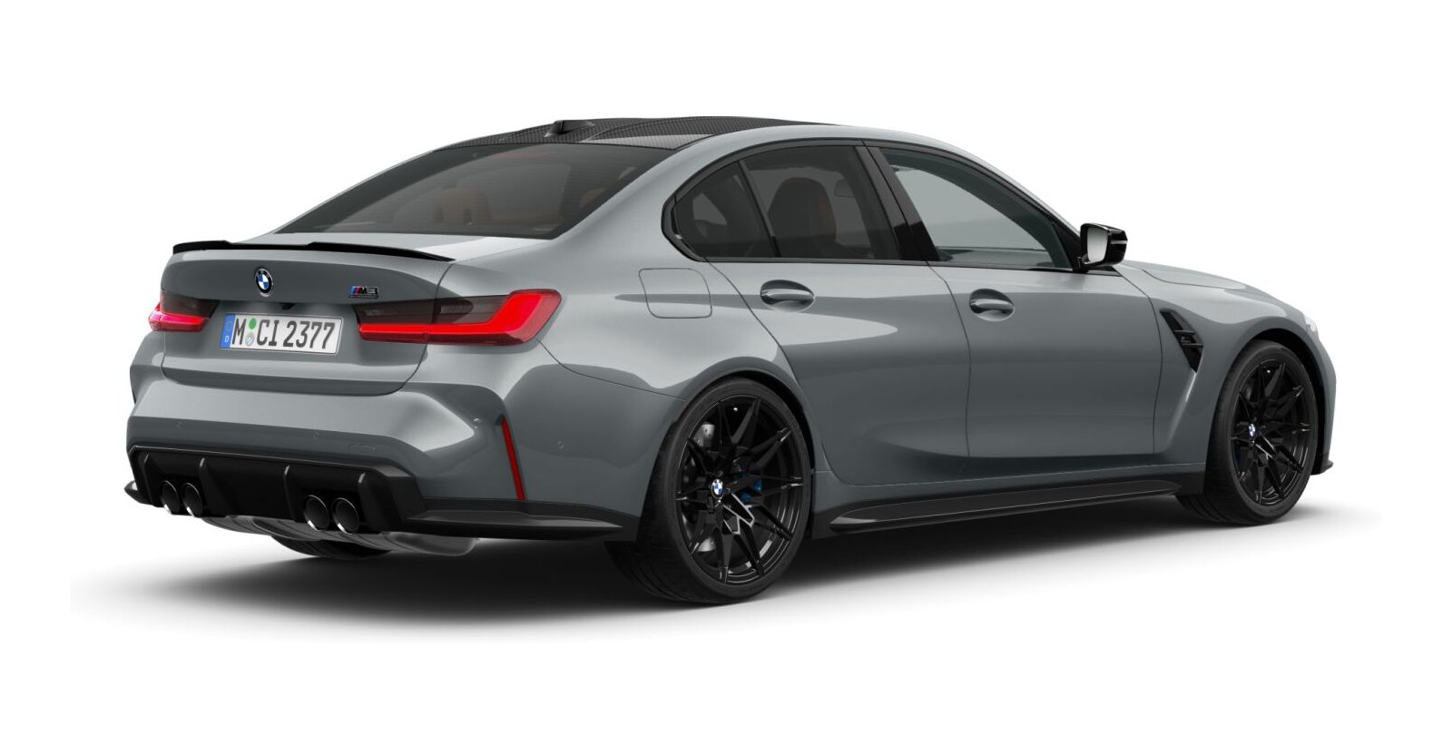 BMW BMW M in Grau von hinten