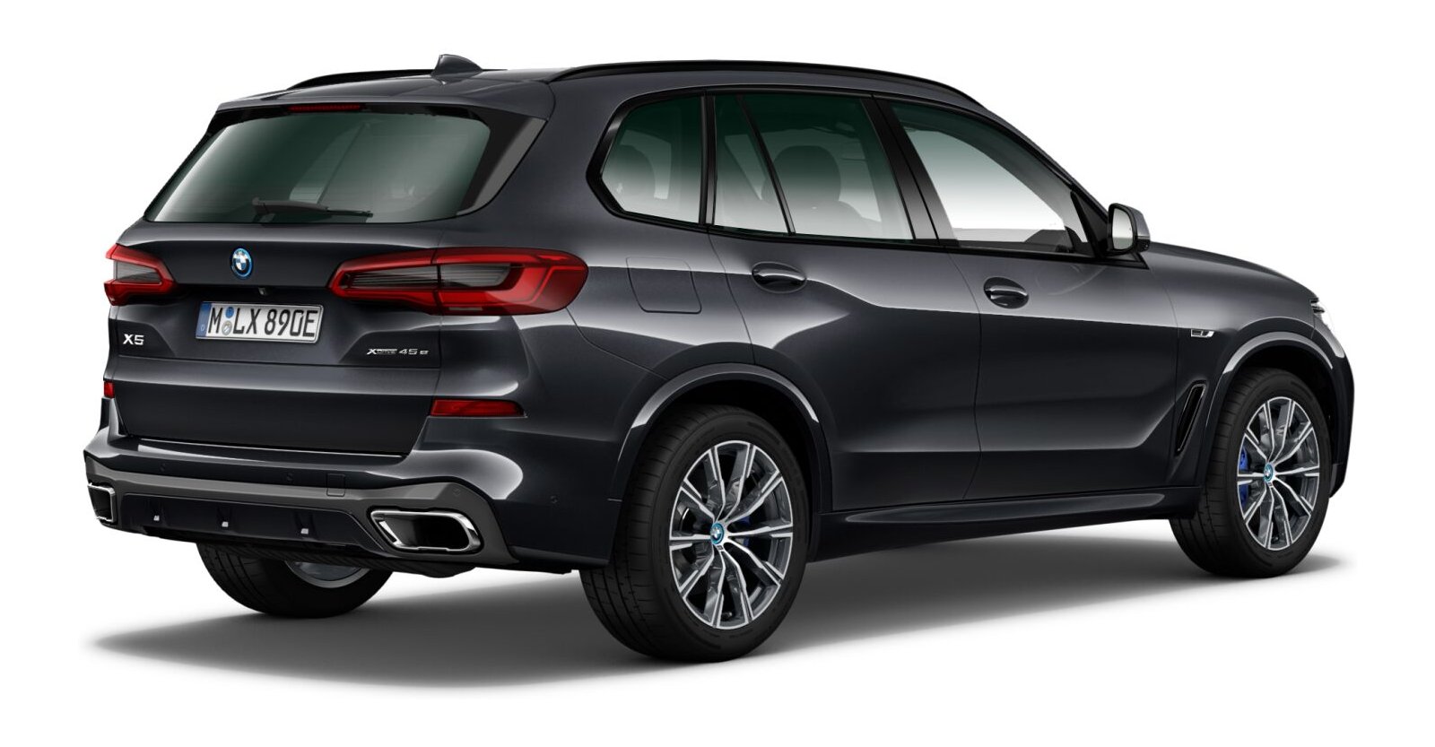 BMW BMW X in Grau von hinten