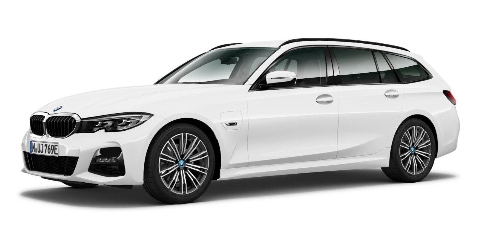 BMW BMW 3er in Weiß von vorne BMW BMW 3er in Weiß von vorne