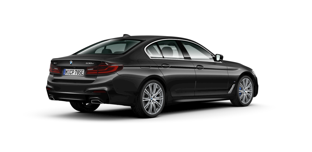 BMW BMW 5er in Grau von hinten BMW BMW 5er in Grau von hinten
