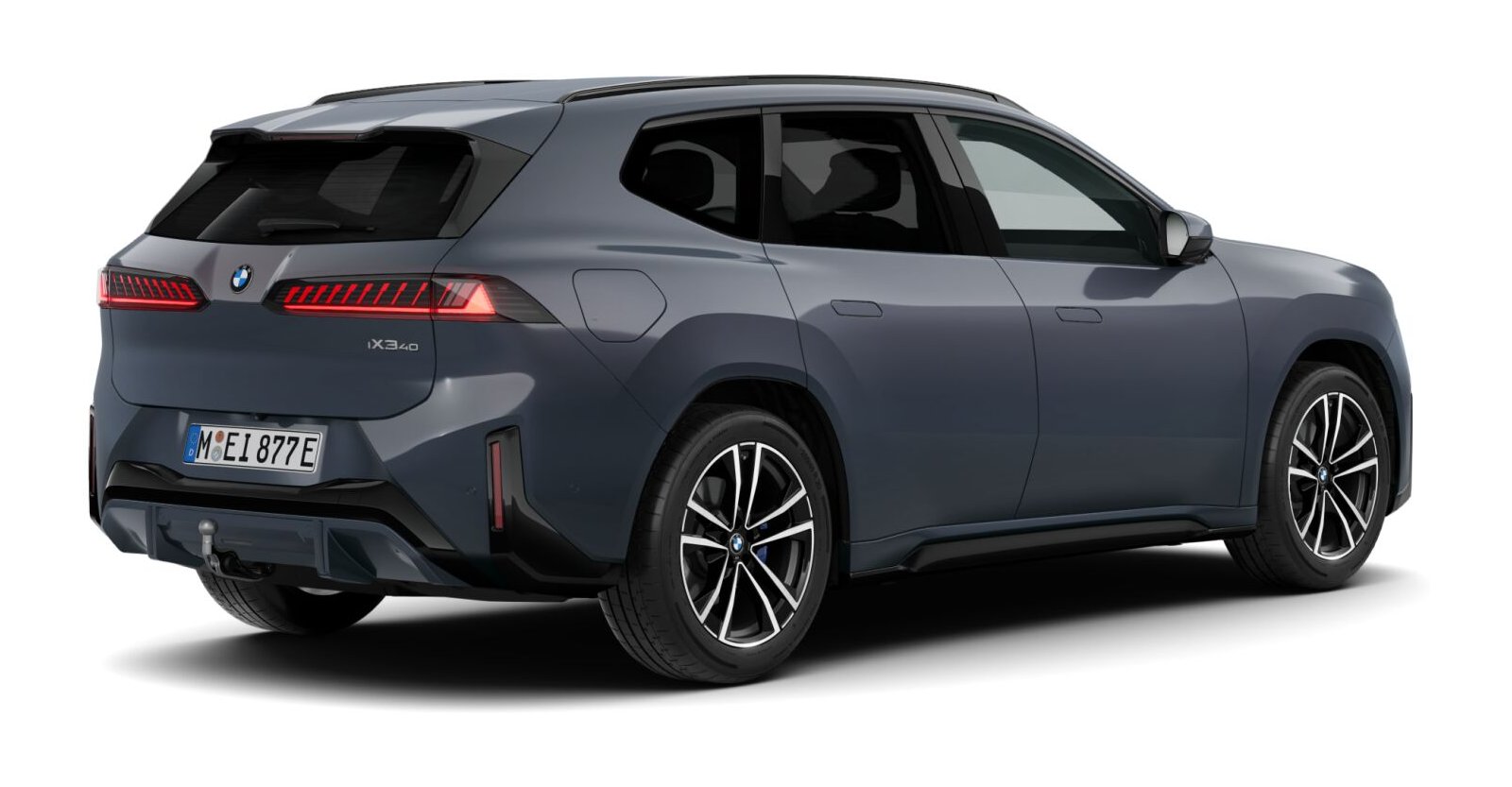 BMW BMW I in Grau von hinten