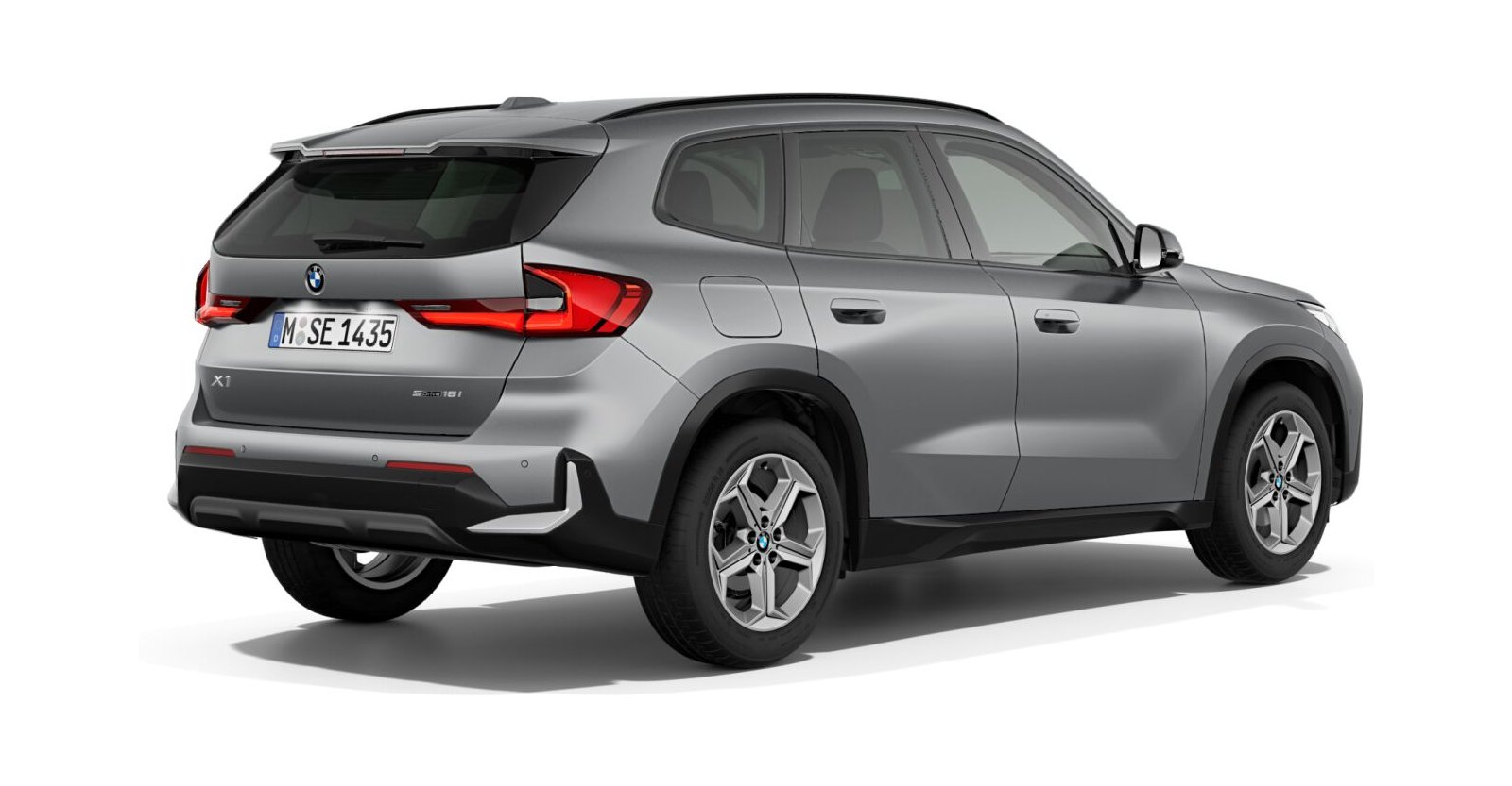 BMW BMW X in Grau von hinten BMW BMW X in Grau von hinten