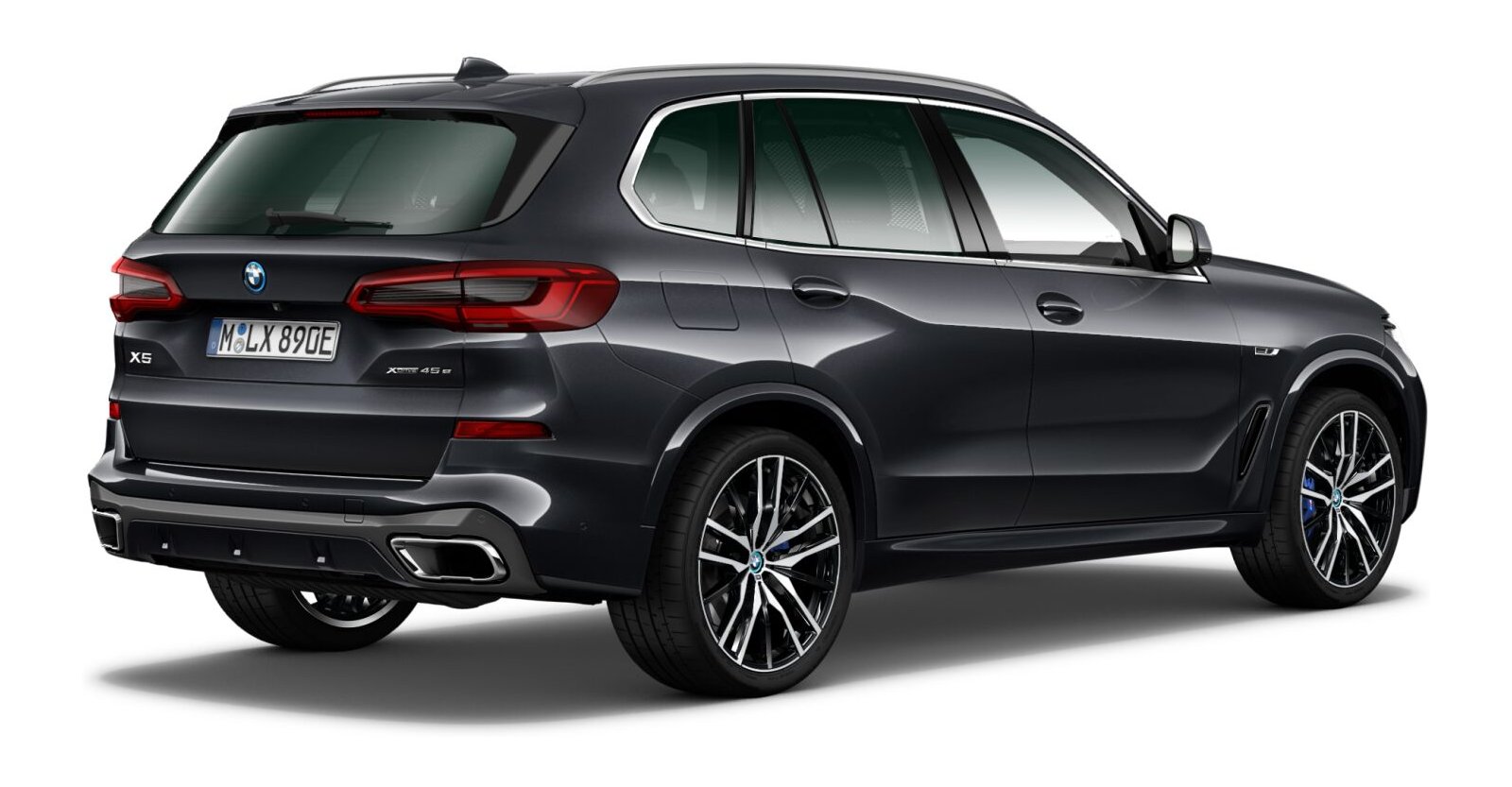 BMW BMW X in Grau von hinten BMW BMW X in Grau von hinten