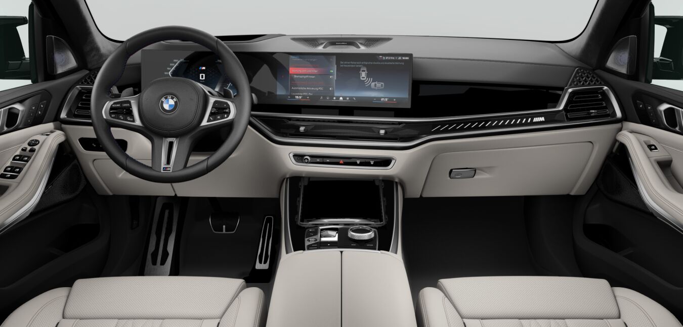 BMW BMW X im Innenraum von vorne