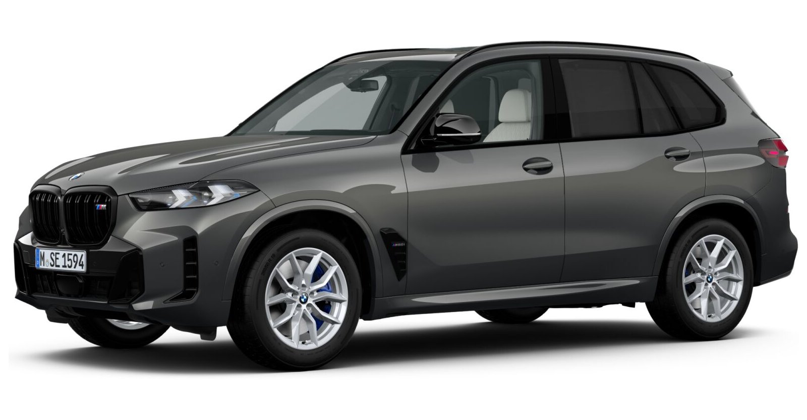 BMW X5 M60i xDrive in Grau von vorne