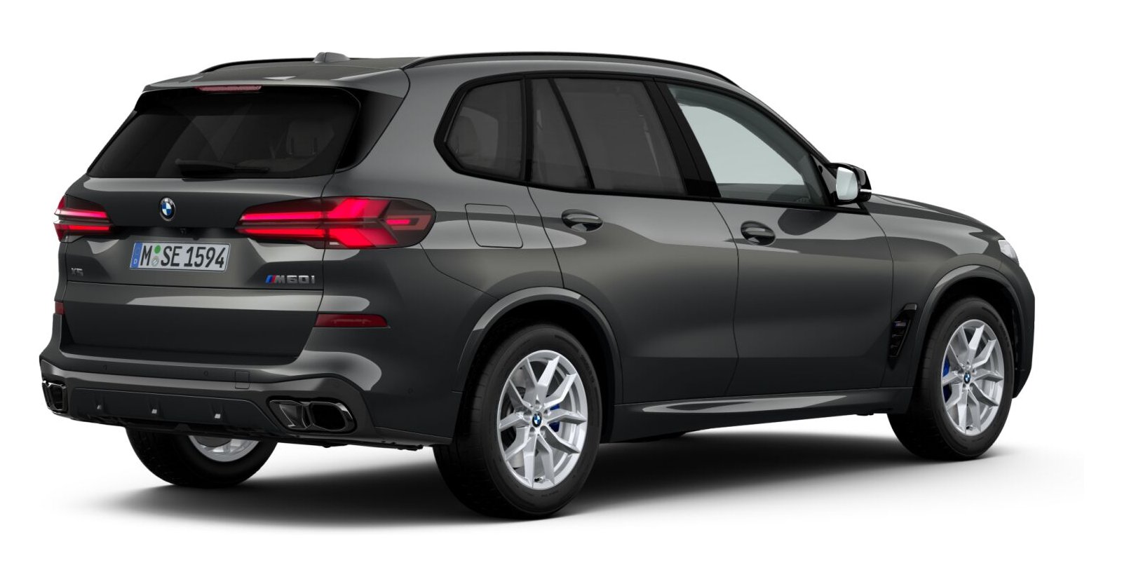 BMW BMW X in Grau von hinten