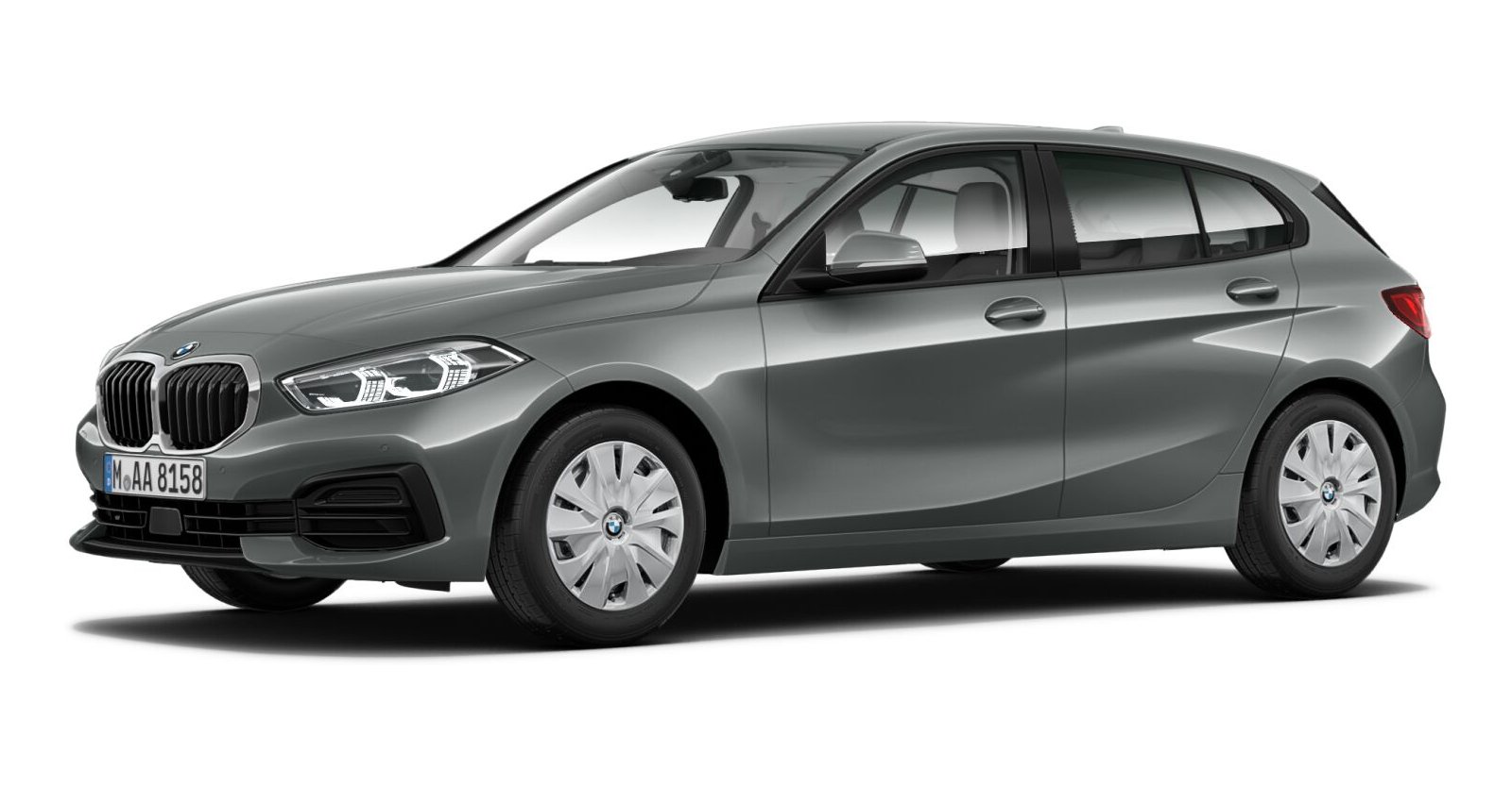 BMW BMW 1er in Grau von vorne BMW BMW 1er in Grau von vorne