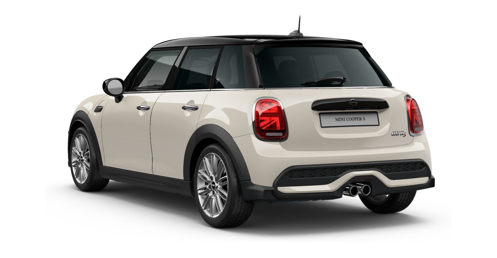MINI MINI 5-Türer in Weiß von hinten