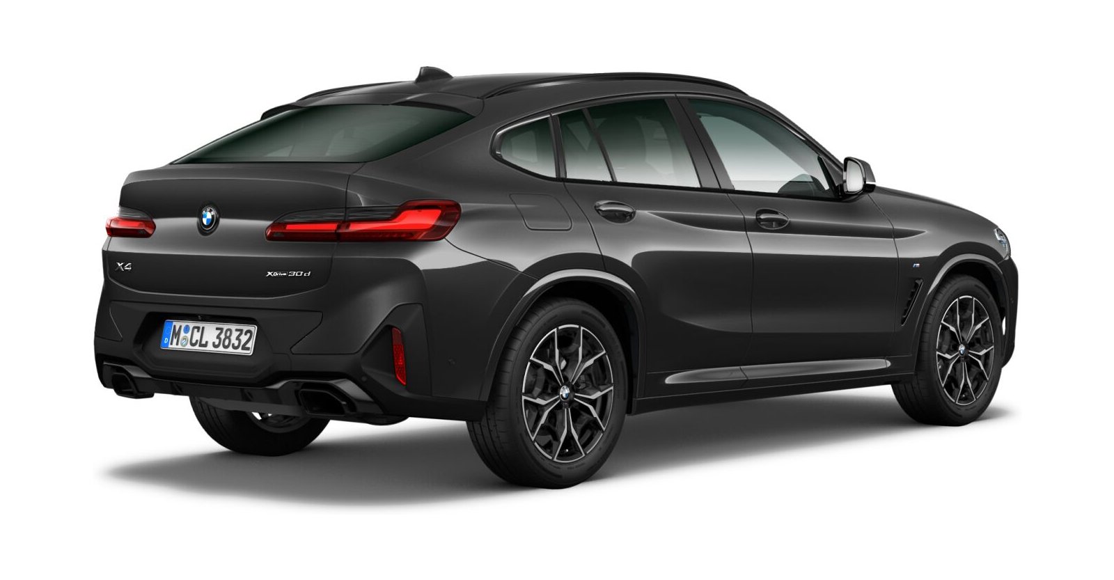 BMW BMW X in Grau von hinten BMW BMW X in Grau von hinten