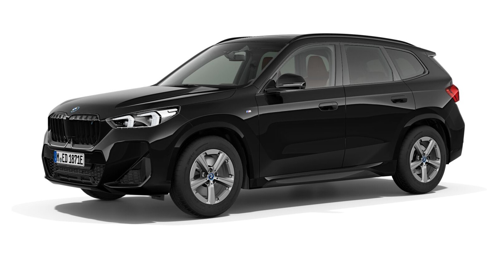 BMW BMW I in Schwarz von vorne BMW BMW I in Schwarz von vorne
