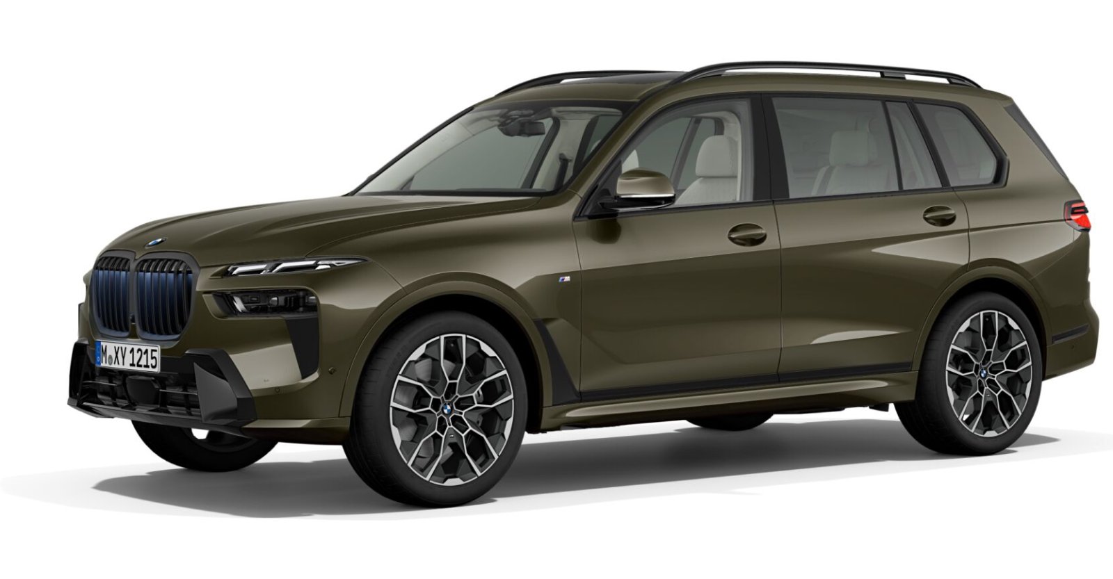 BMW BMW X in Grün von vorne BMW BMW X in Grün von vorne