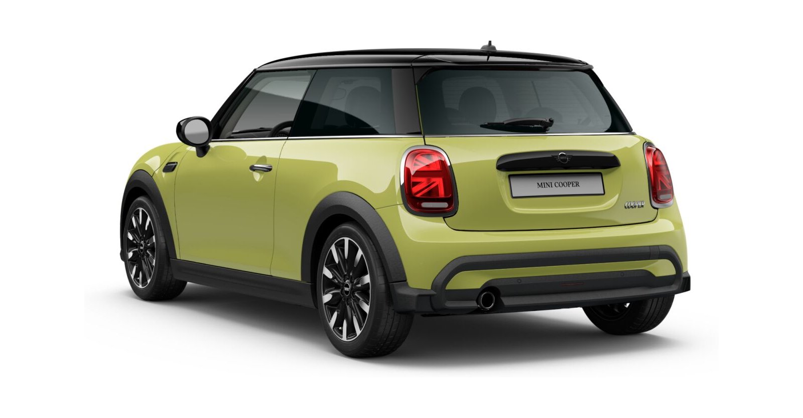 MINI MINI 3-Türer in Gelb von hinten