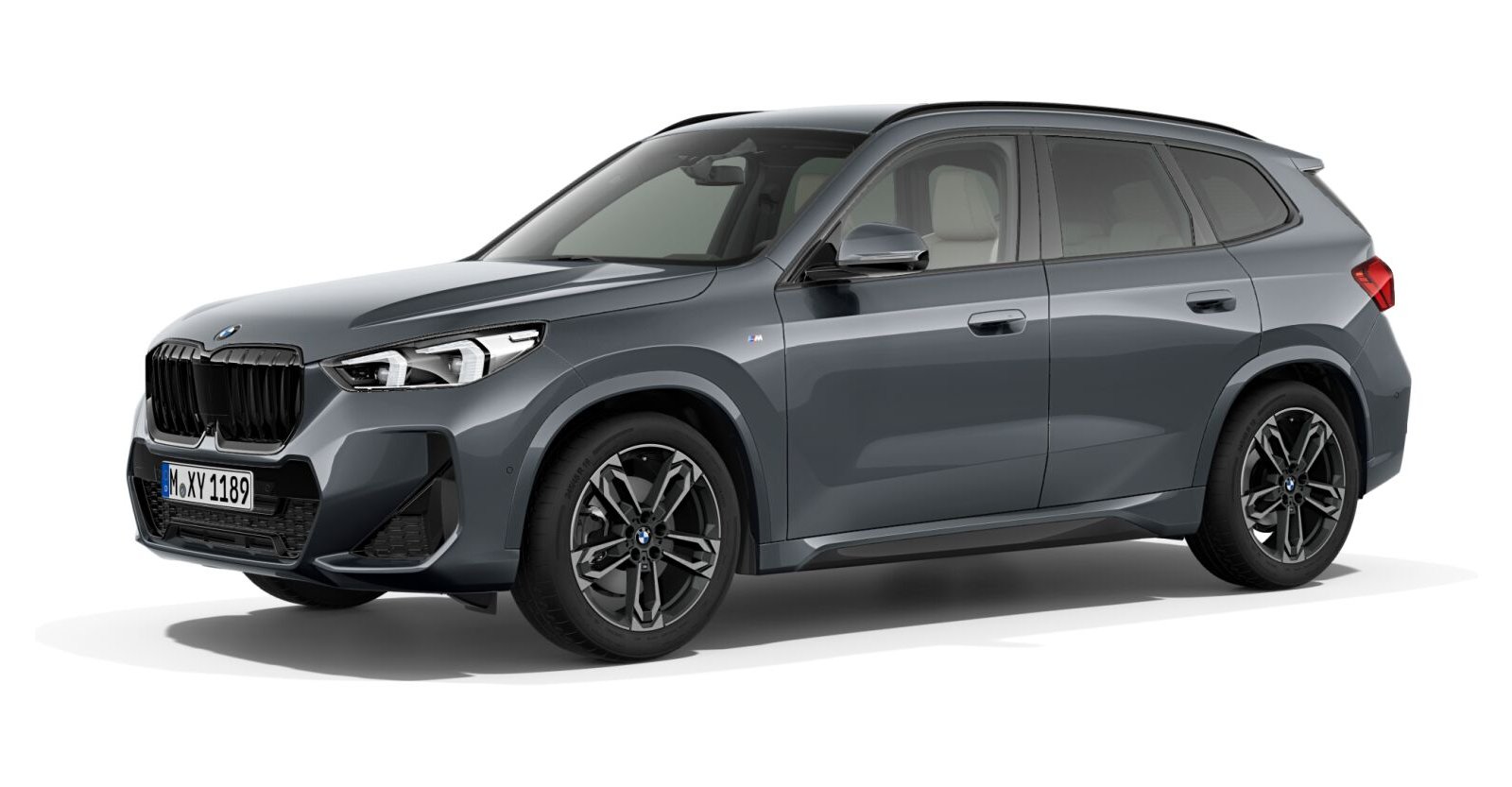 BMW X1 xDrive23i in Grau von vorne BMW X1 xDrive23i in Grau von vorne