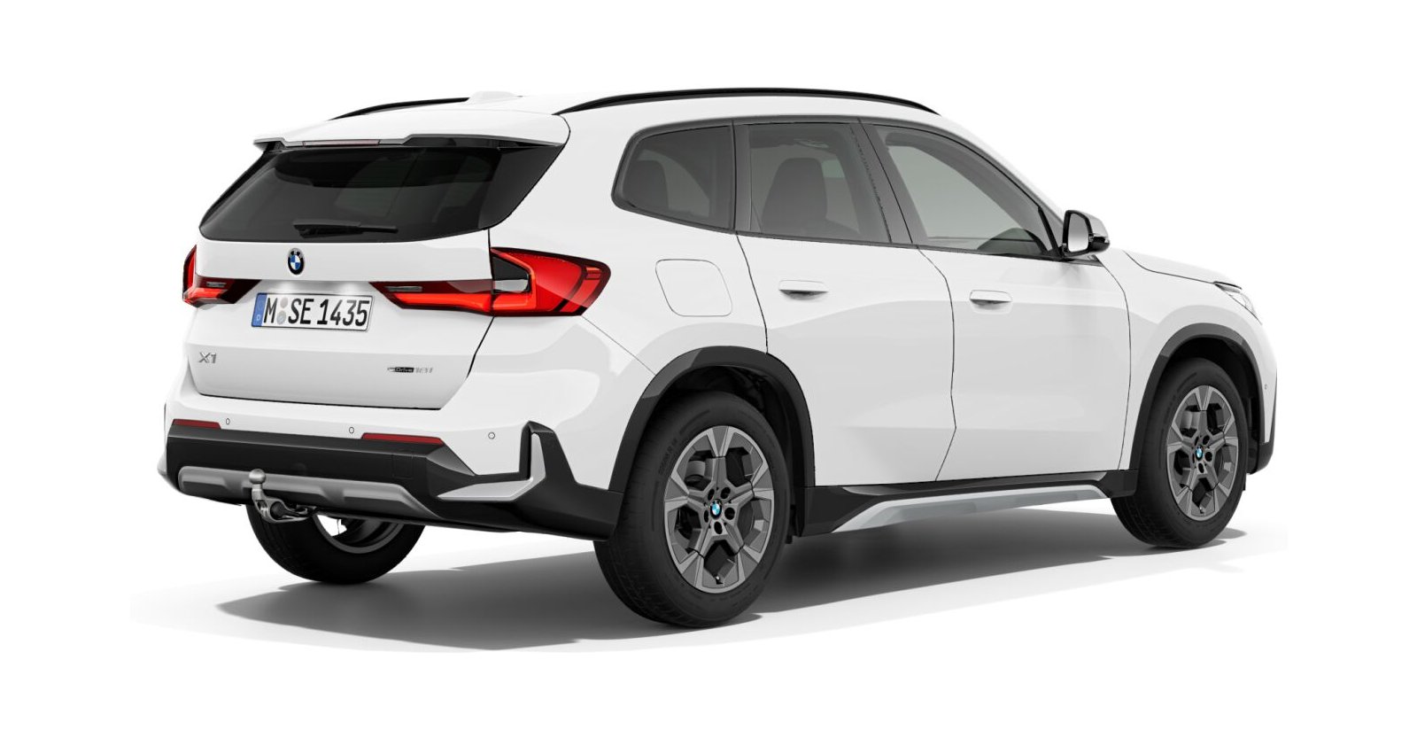 BMW BMW X in Weiß von hinten BMW BMW X in Weiß von hinten