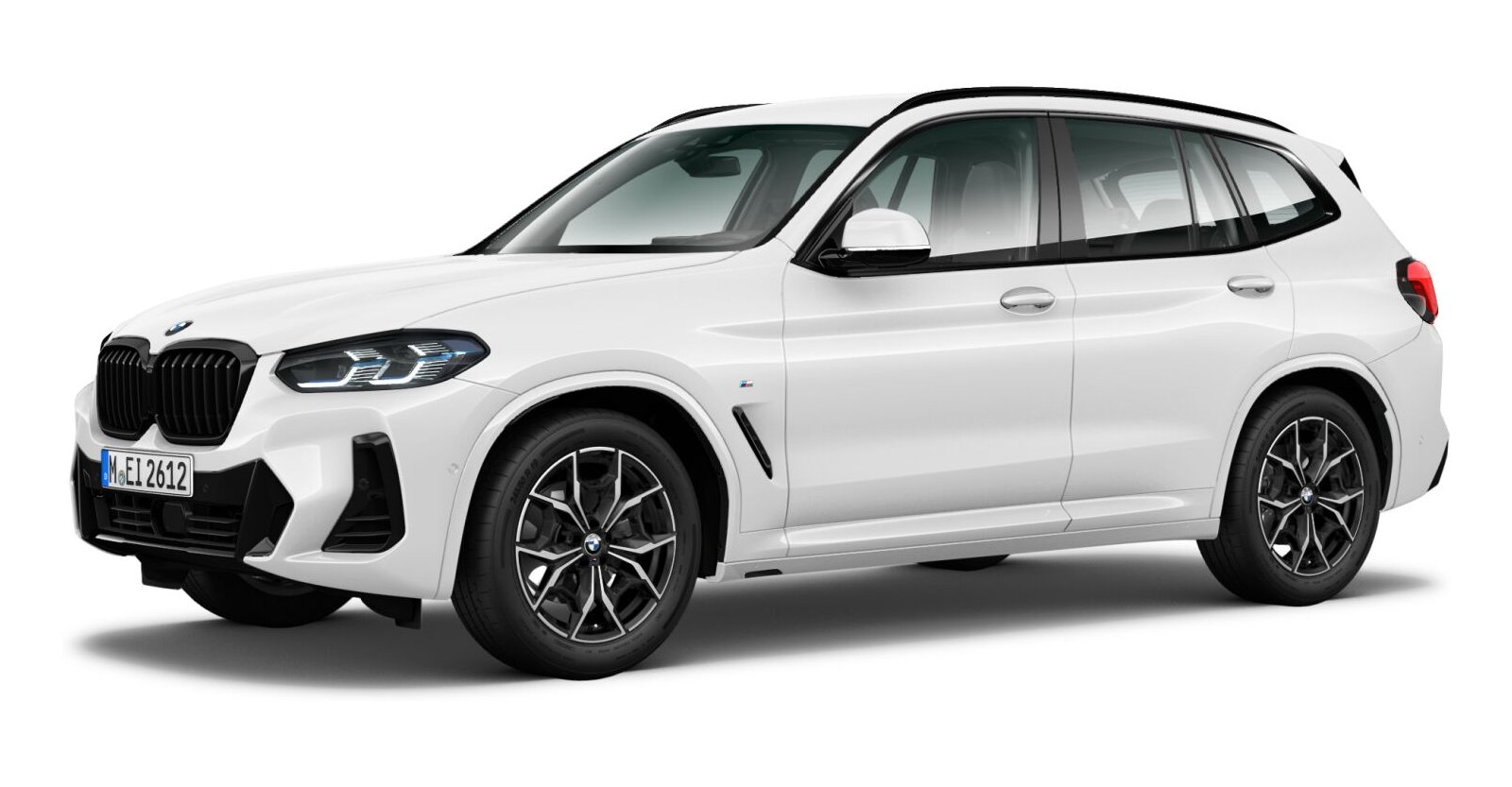 BMW X3 xDrive 30d in Weiß von vorne BMW X3 xDrive 30d in Weiß von vorne