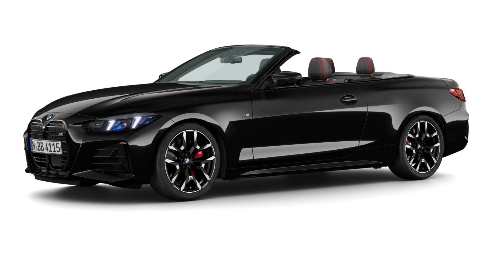 BMW BMW 4er in Schwarz von vorne BMW BMW 4er in Schwarz von vorne