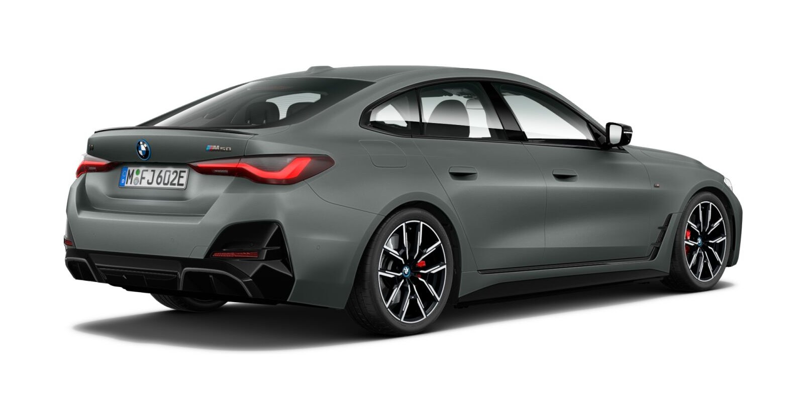 BMW BMW I in Grau von hinten