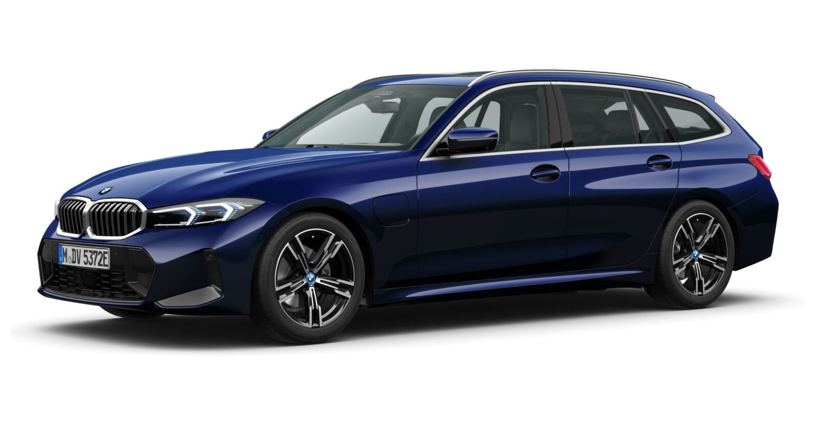 BMW BMW 3er in Blau von vorne BMW BMW 3er in Blau von vorne