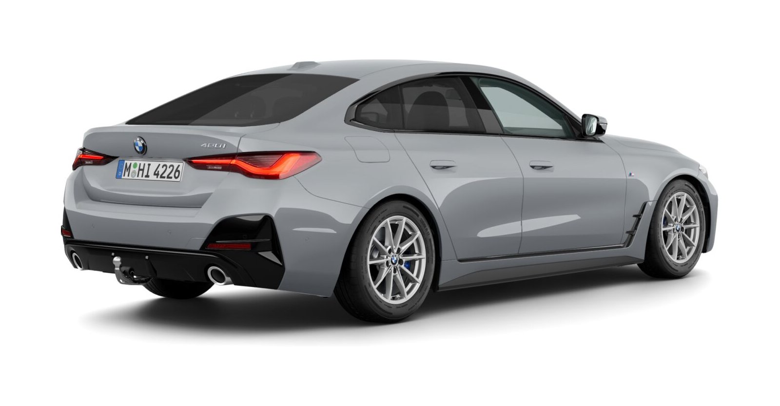 BMW BMW 4er in Grau von hinten BMW BMW 4er in Grau von hinten
