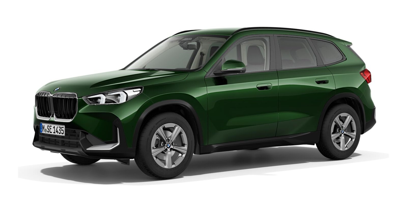 BMW X1 sDrive20i in Grün von vorne BMW X1 sDrive20i in Grün von vorne