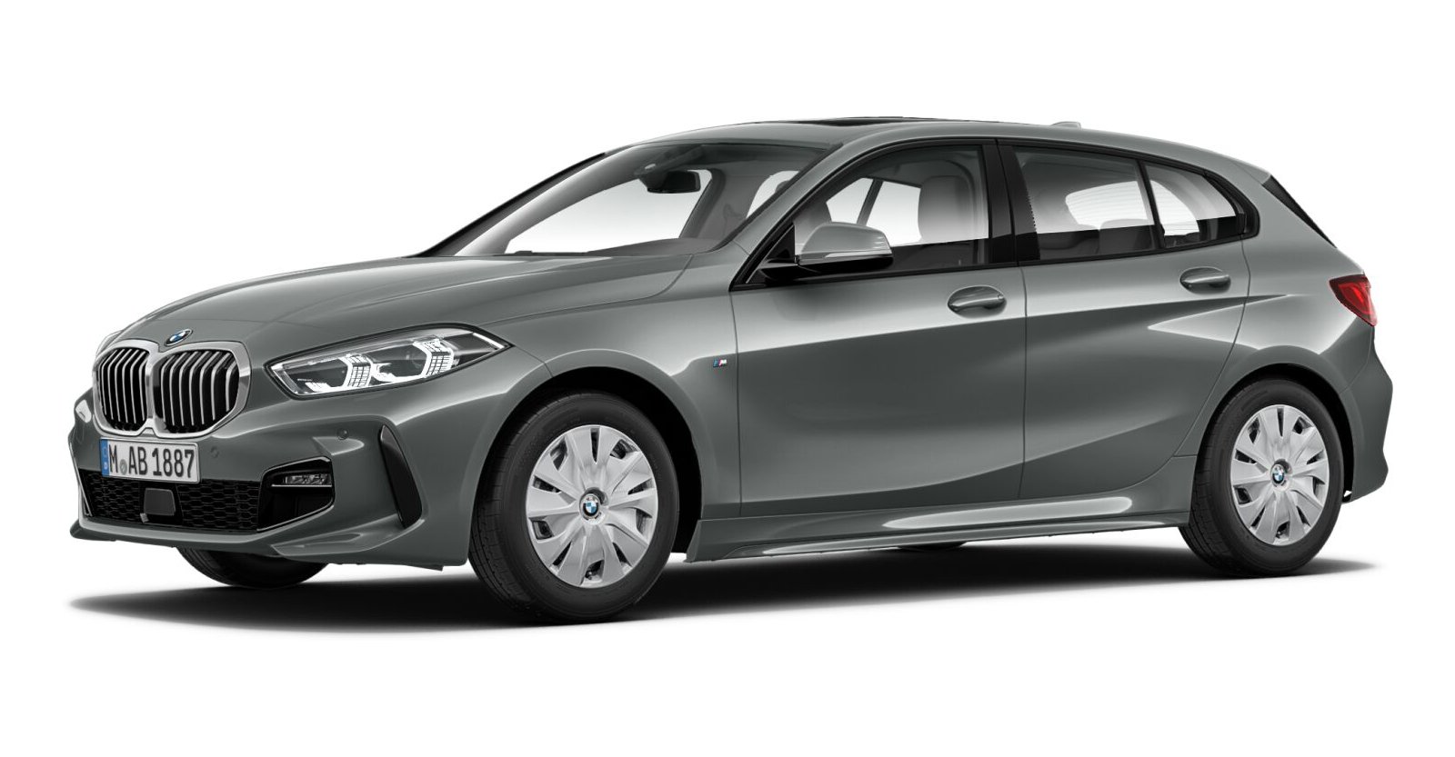 BMW BMW 1er in Grau von vorne BMW BMW 1er in Grau von vorne