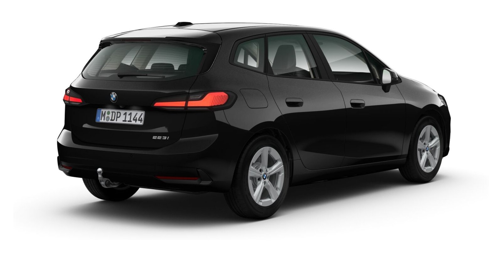 BMW BMW 2er in Schwarz von hinten BMW BMW 2er in Schwarz von hinten