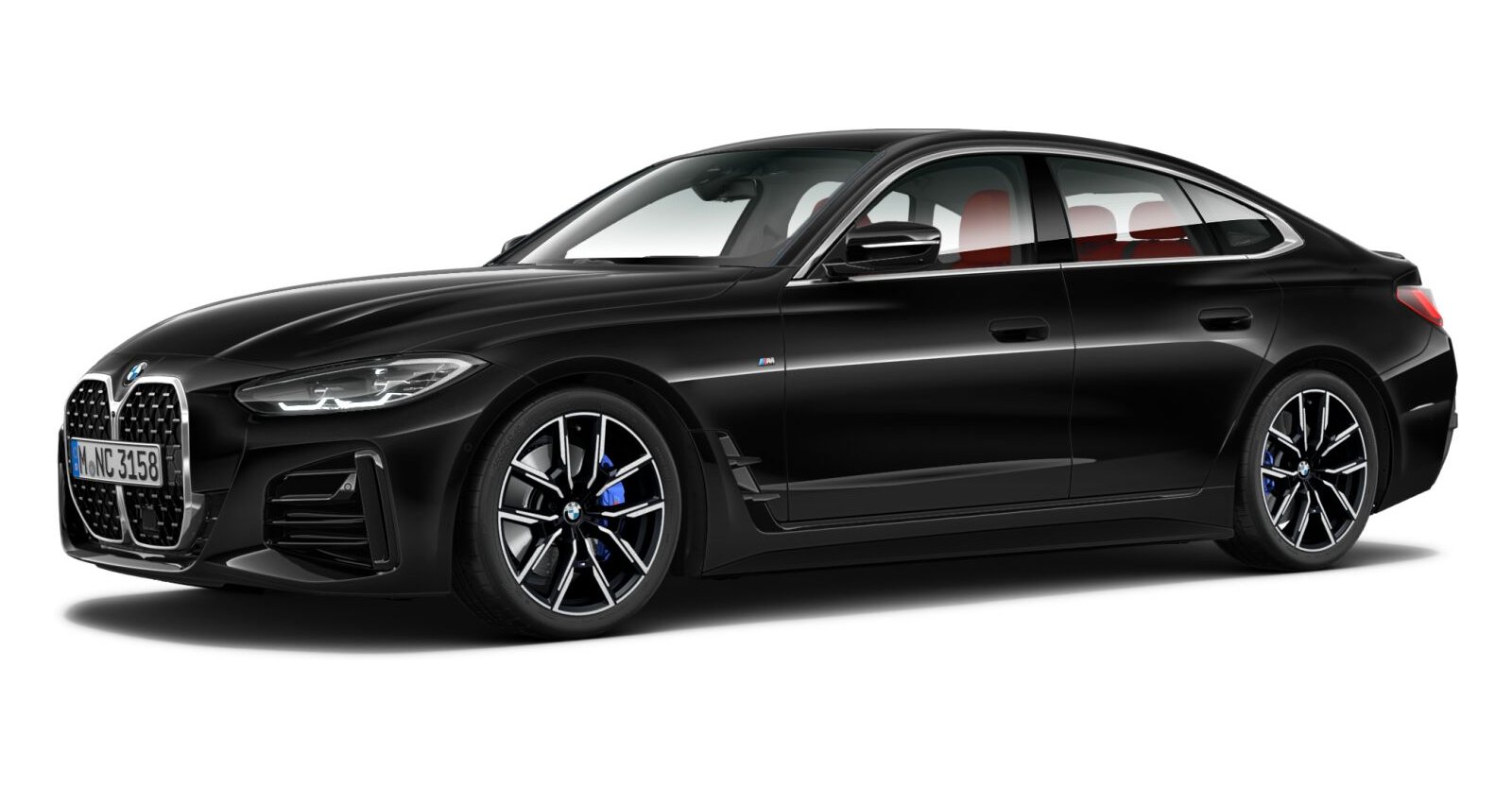 BMW BMW 4er in Schwarz von vorne