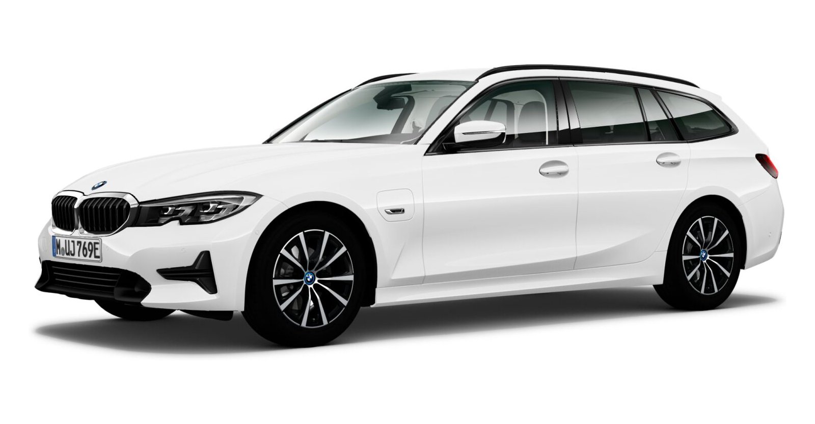 BMW BMW 3er in Weiß von vorne BMW BMW 3er in Weiß von vorne