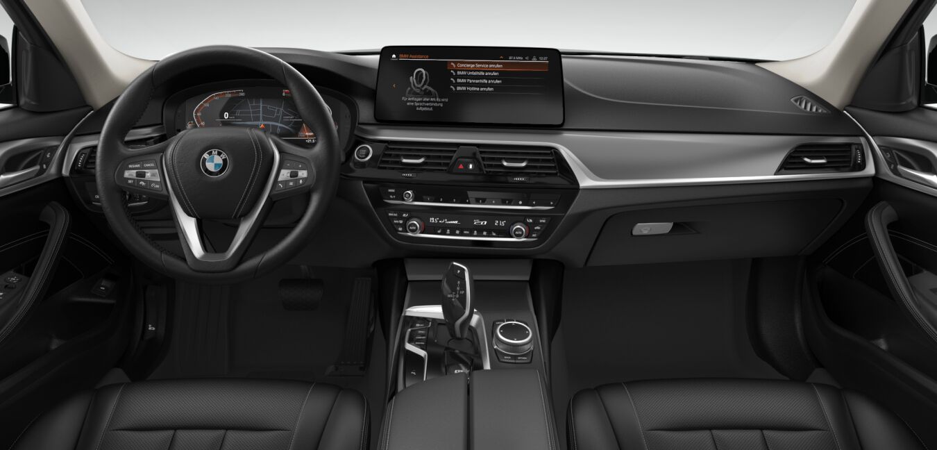 BMW BMW 5er im Innenraum von vorne BMW BMW 5er im Innenraum von vorne