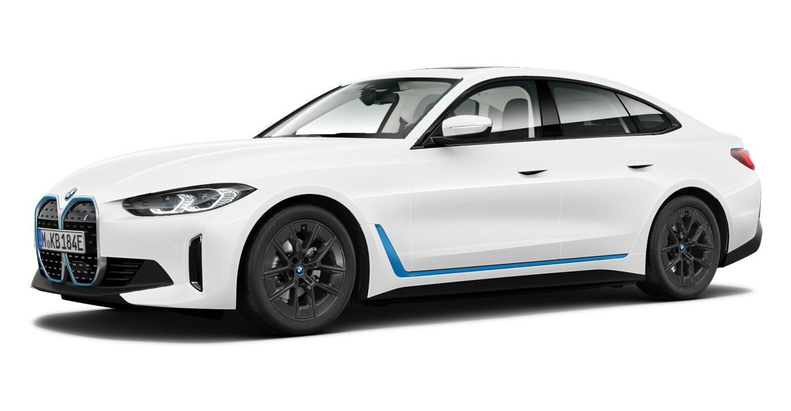 BMW BMW I in Weiß von vorne BMW BMW I in Weiß von vorne