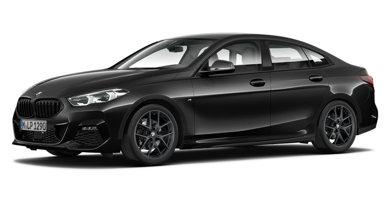 BMW BMW 2er in Schwarz von vorne BMW BMW 2er in Schwarz von vorne