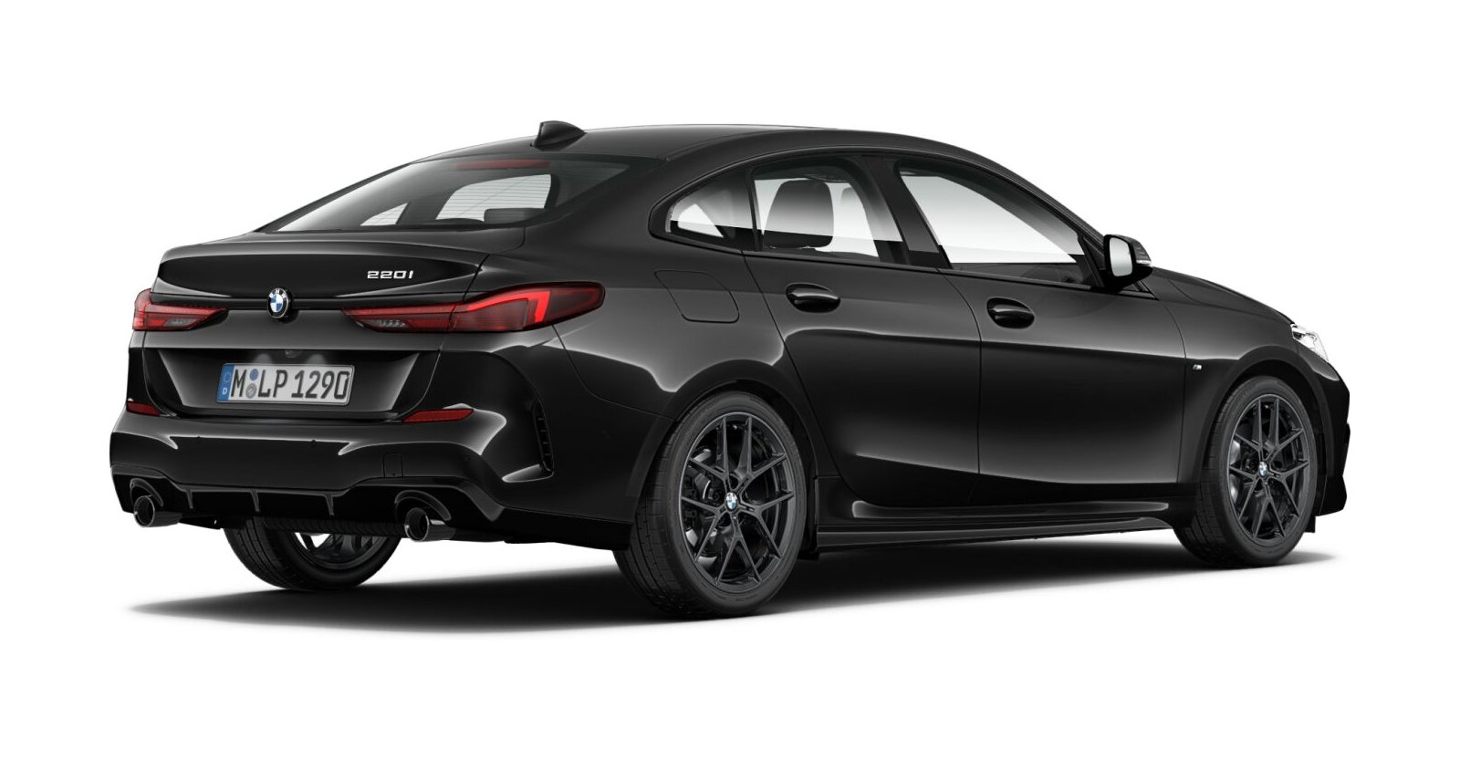 BMW BMW 2er in Schwarz von hinten BMW BMW 2er in Schwarz von hinten