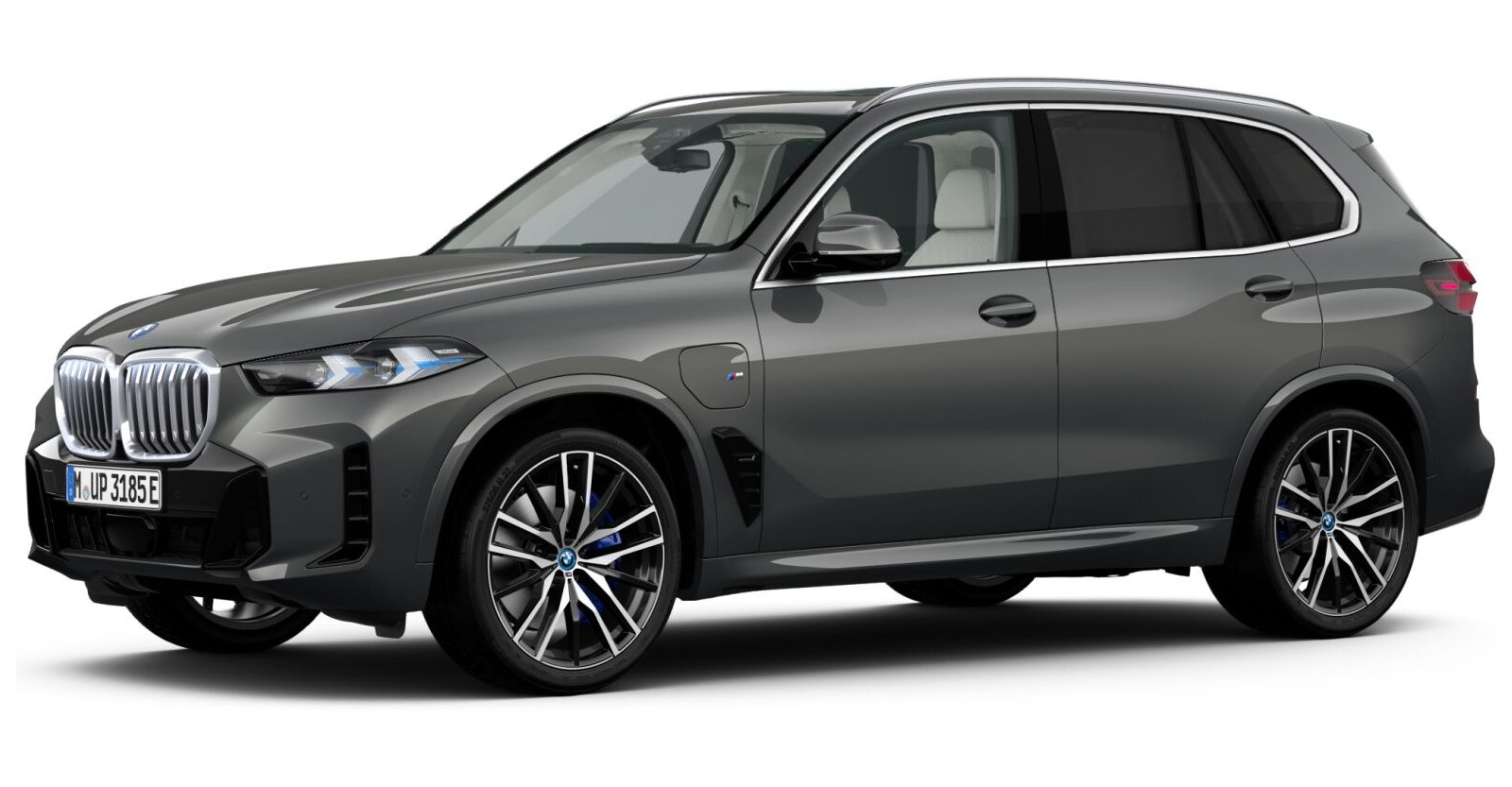 BMW X5 xDrive50e in Grau von vorne BMW X5 xDrive50e in Grau von vorne
