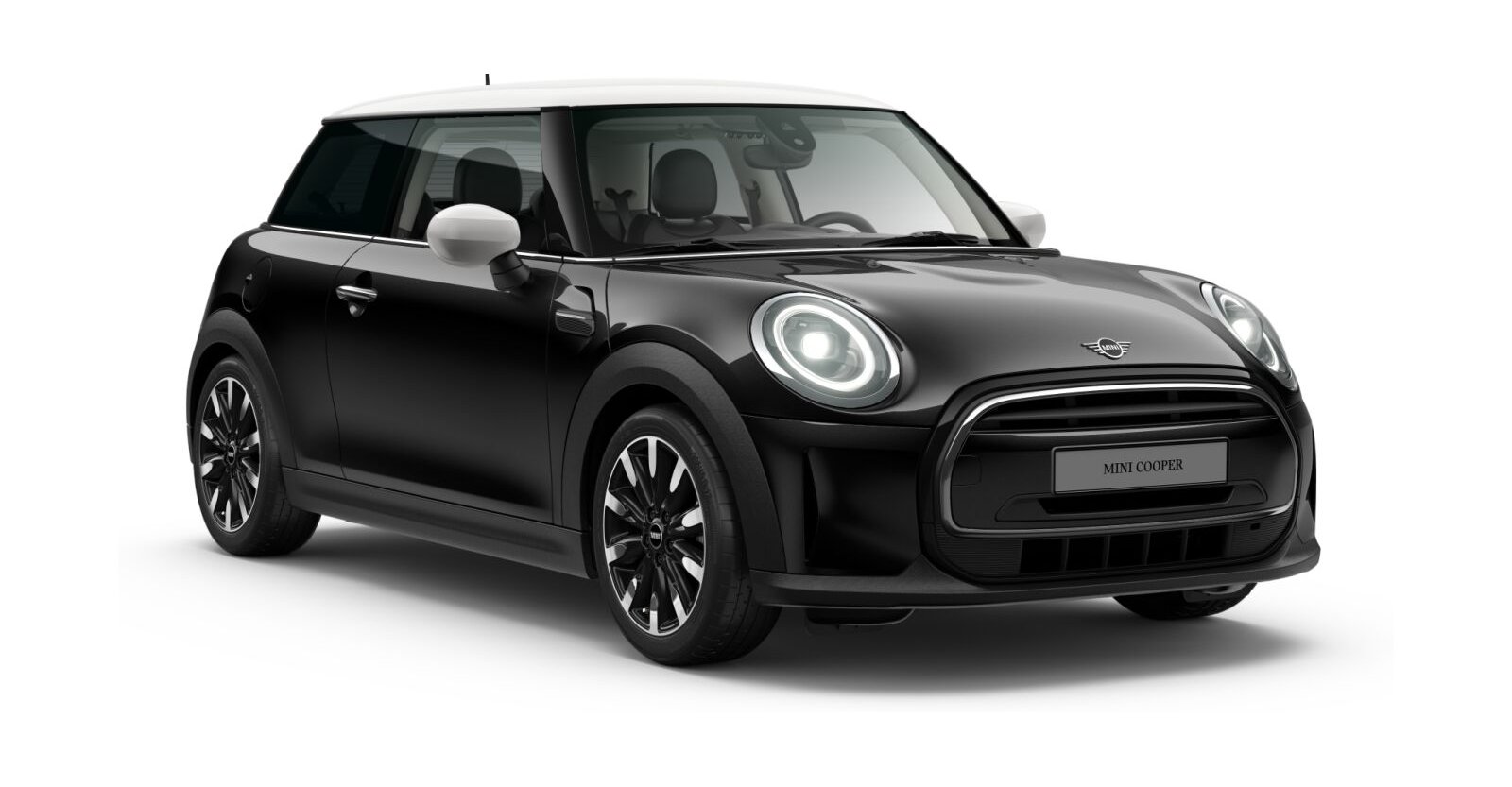 MINI MINI 3-Türer in Schwarz von vorne MINI MINI 3-Türer in Schwarz von vorne