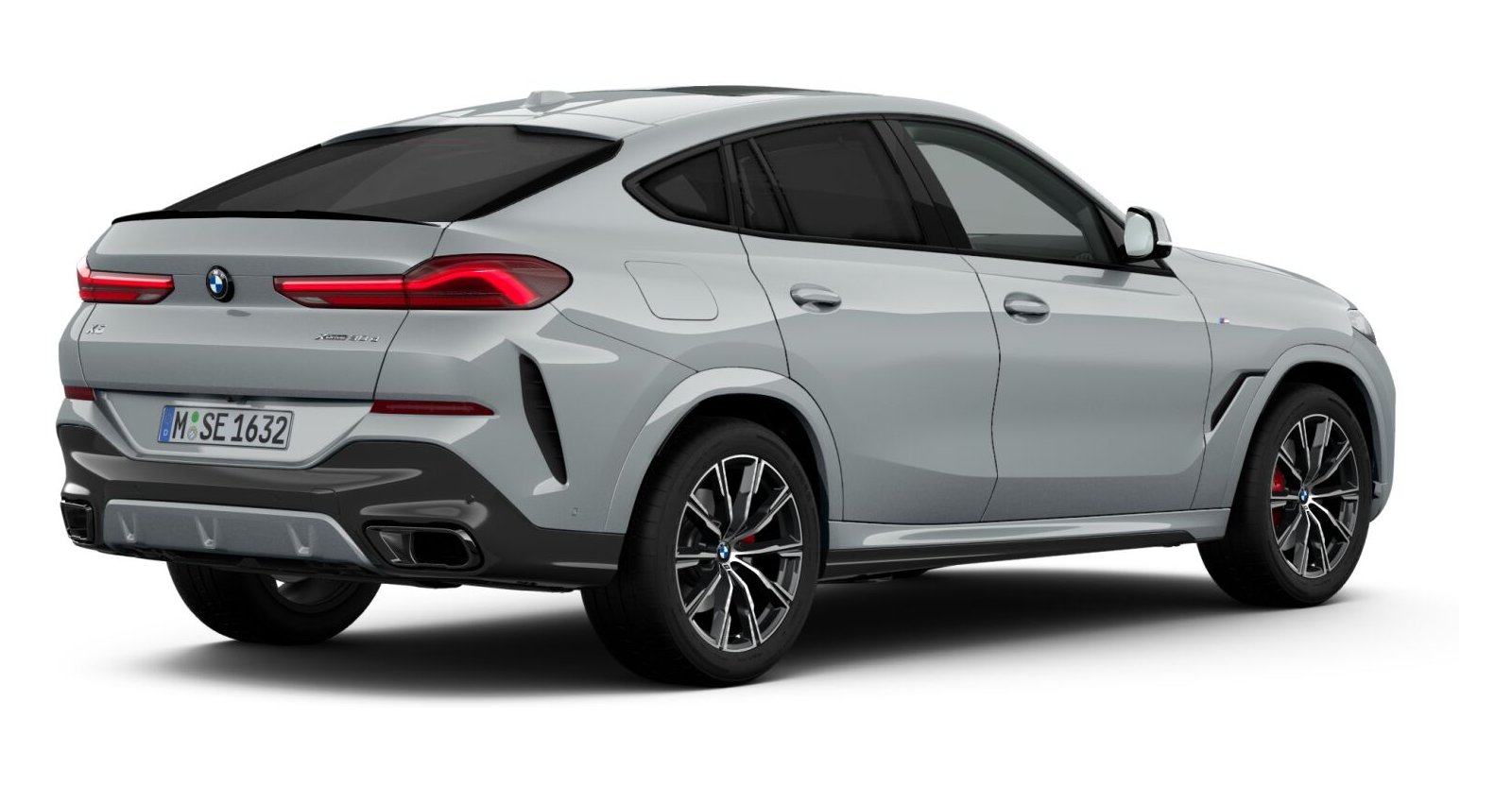 BMW BMW X in Grau von hinten BMW BMW X in Grau von hinten